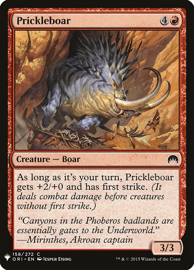 Prickleboar [Mystery Booster] | Tacoma Games