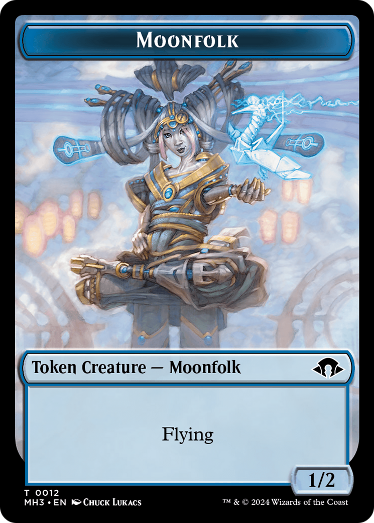 Moonfolk Token [Modern Horizons 3 Tokens] | Tacoma Games