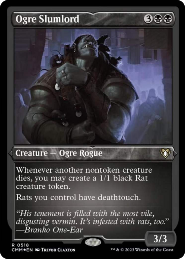 Ogre Slumlord (Foil Etched) [Commander Masters] | Tacoma Games