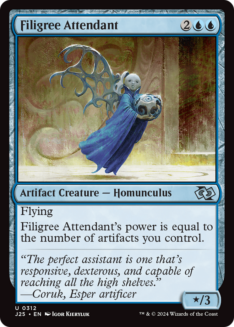 Filigree Attendant [Foundations Jumpstart] | Tacoma Games