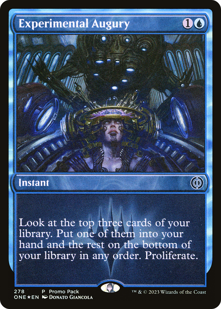 Experimental Augury (Promo Pack) [Phyrexia: All Will Be One Promos] | Tacoma Games