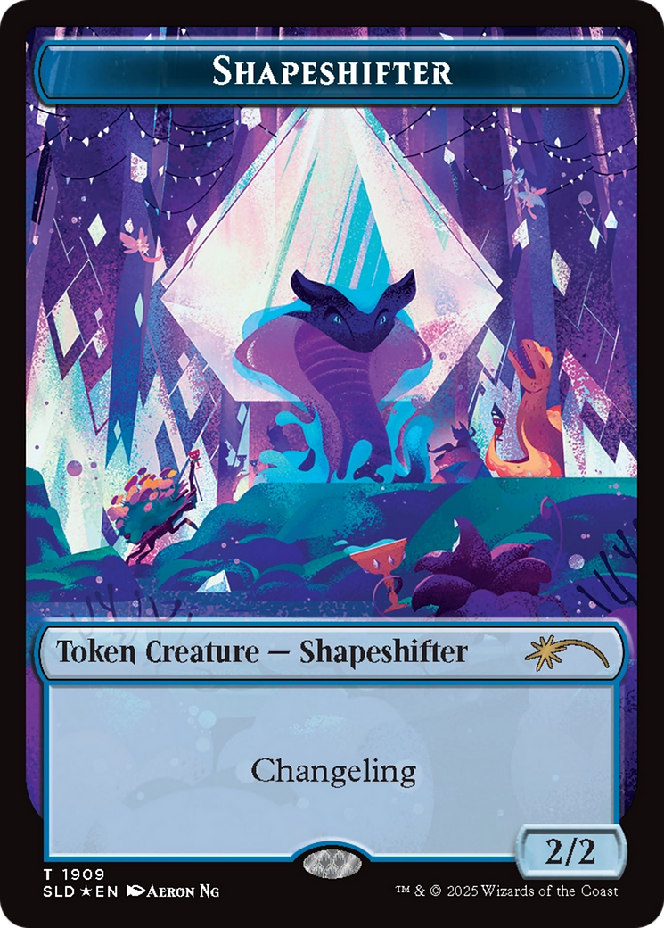 Shapeshifter Token (1909) (Double Rainbow Foil) [Secret Lair Drop Series] | Tacoma Games