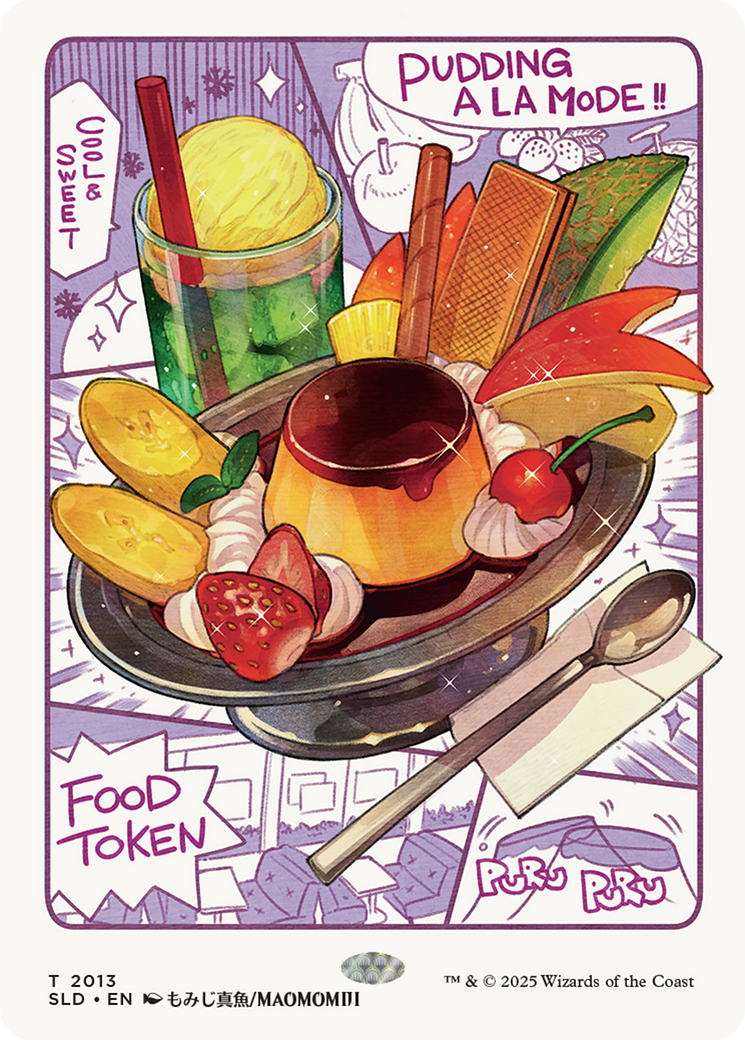 Food Token (2013) (Rainbow Foil) [Secret Lair Drop Series] | Tacoma Games
