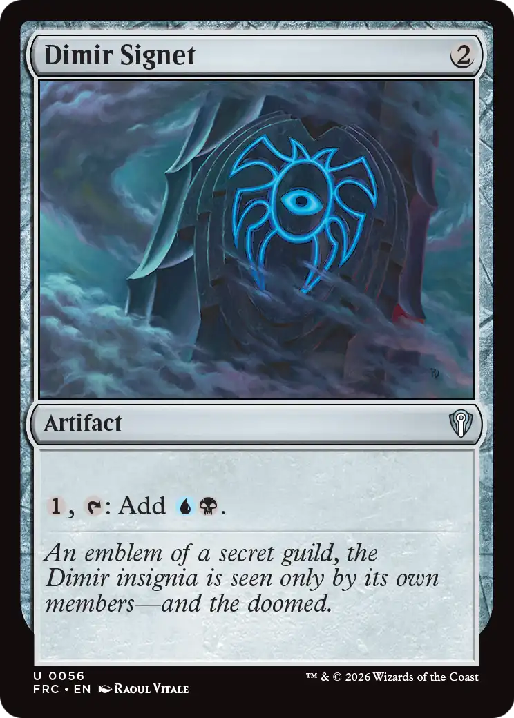 Dimir Signet [Reality Fracture Commander] | Tacoma Games