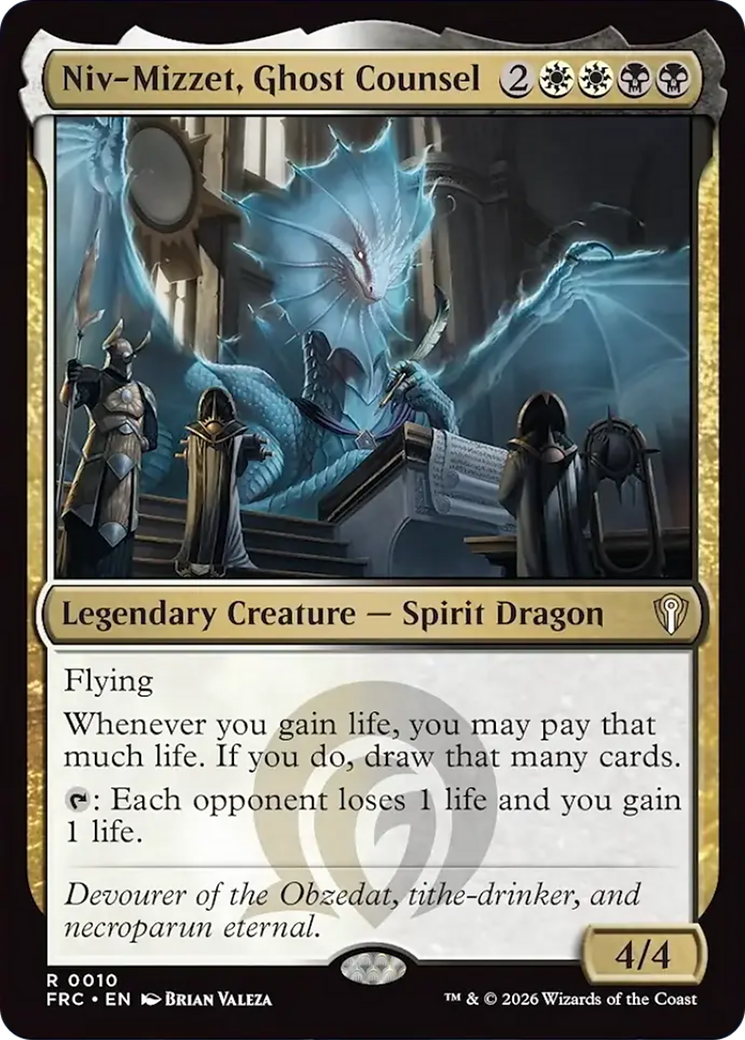 Niv-Mizzet, Ghost Counsel [Reality Fracture Commander] | Tacoma Games