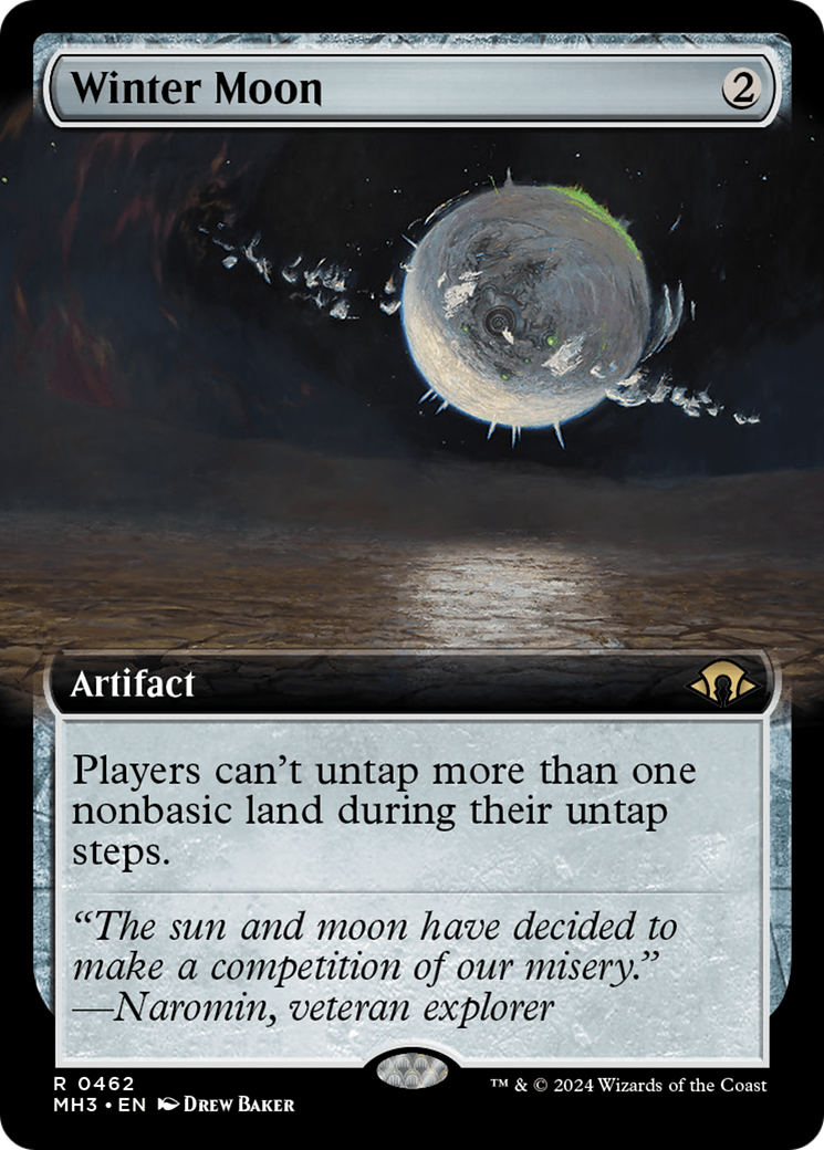 Winter Moon (Extended Art) [Modern Horizons 3] | Tacoma Games