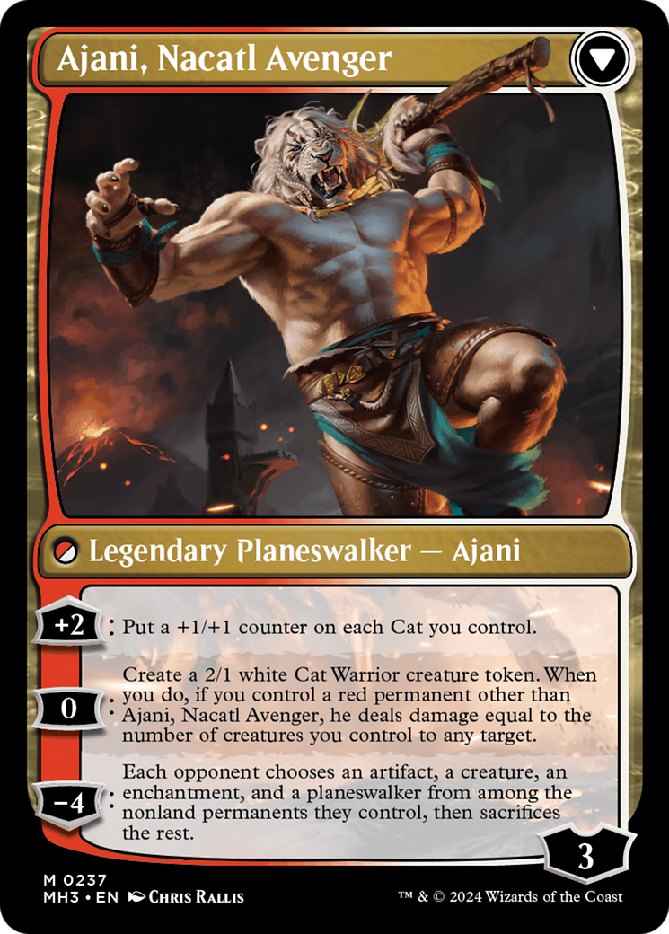 Ajani, Nacatl Pariah // Ajani, Nacatl Avenger [Modern Horizons 3] | Tacoma Games