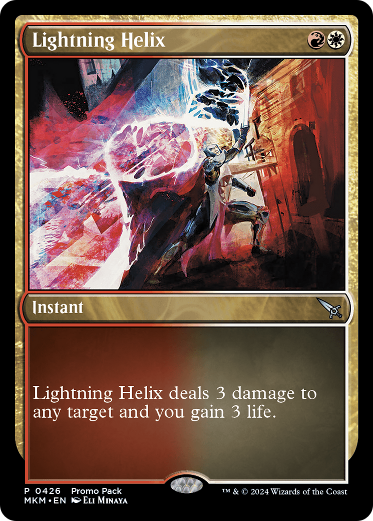 Lightning Helix (Promo Pack) [Murders at Karlov Manor Promos] | Tacoma Games