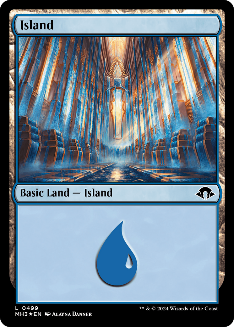 Island (0499) (Ripple Foil) [Modern Horizons 3] | Tacoma Games