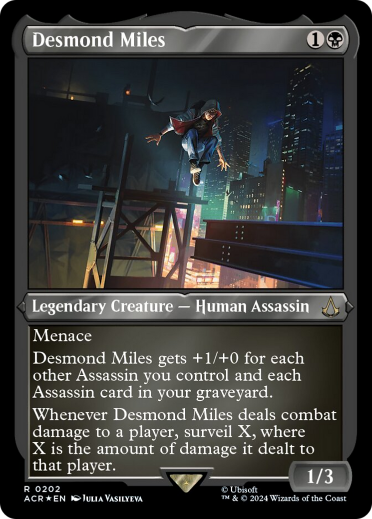 Desmond Miles (Foil Etched) [Assassin's Creed] | Tacoma Games