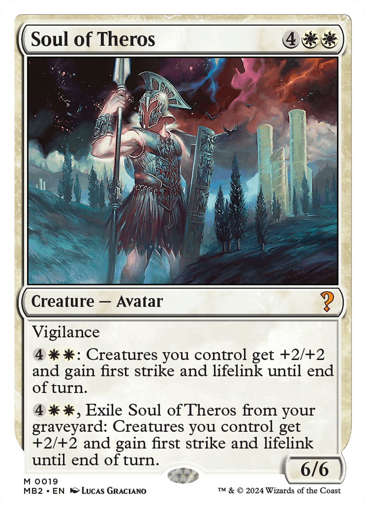 Soul of Theros (White Border) [Mystery Booster 2] | Tacoma Games