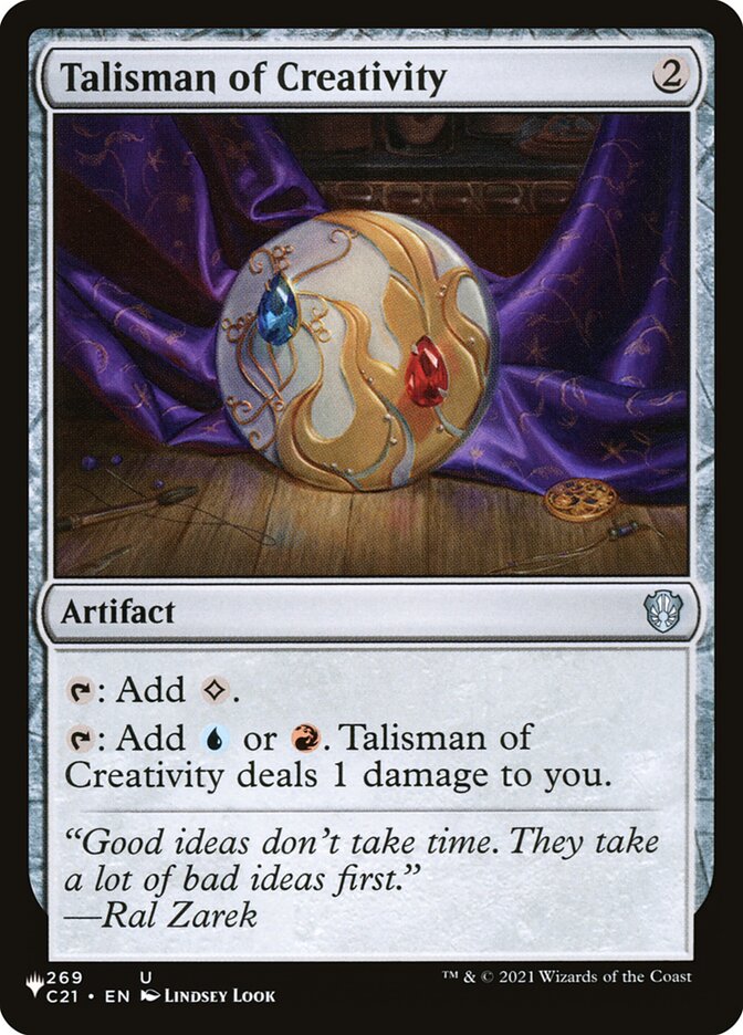 Talisman of Creativity [Secret Lair: Heads I Win, Tails You Lose] | Tacoma Games