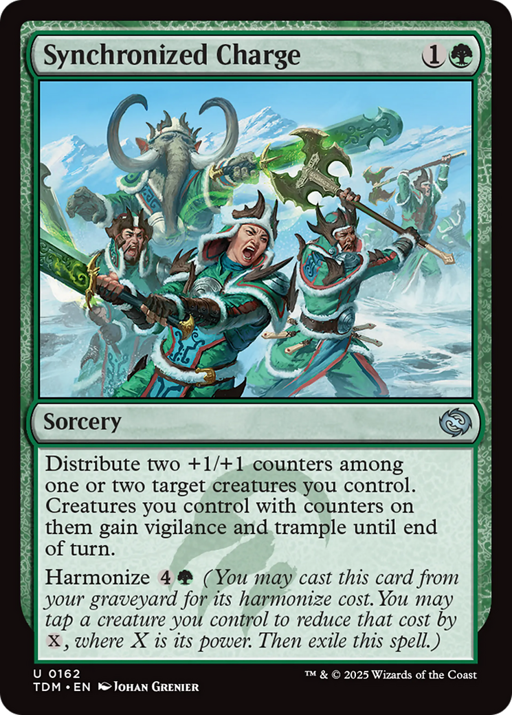 Synchronized Charge [Tarkir: Dragonstorm] | Tacoma Games