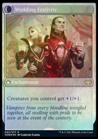 Wedding Announcement // Wedding Festivity [Innistrad: Crimson Vow Prerelease Promos] | Tacoma Games