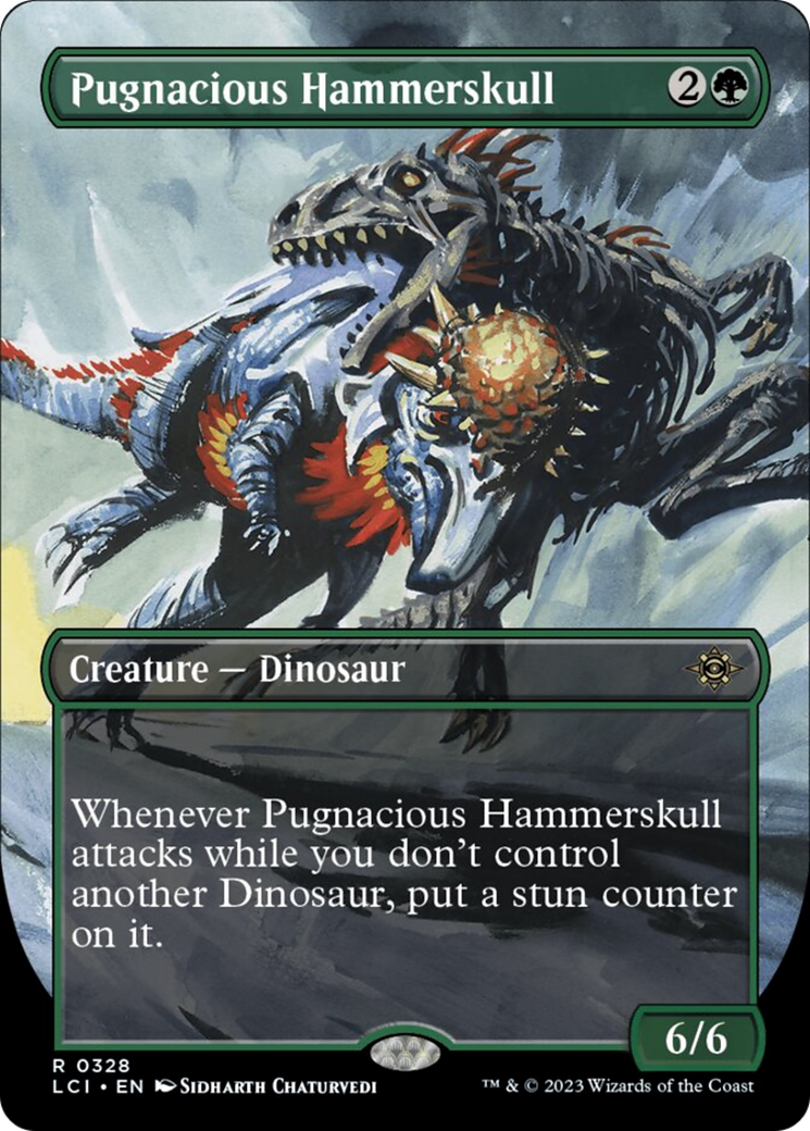 Pugnacious Hammerskull (Borderless) [The Lost Caverns of Ixalan] | Tacoma Games