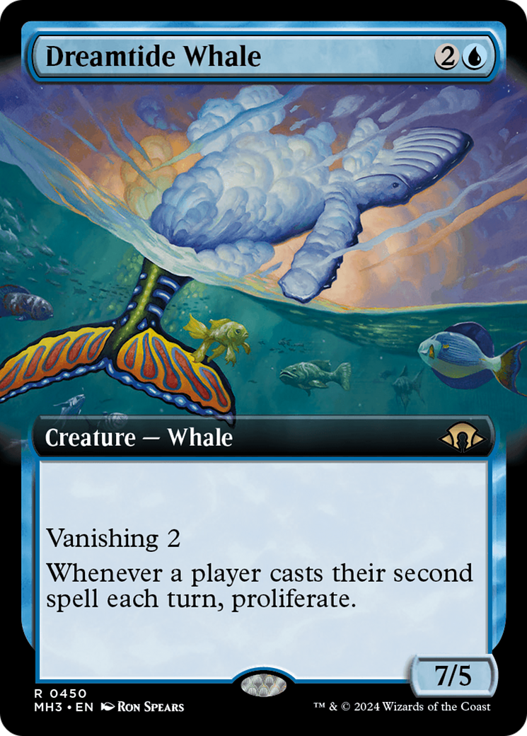 Dreamtide Whale (Extended Art) [Modern Horizons 3] | Tacoma Games