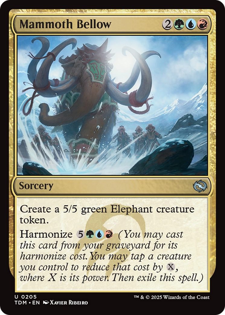 Mammoth Bellow [Tarkir: Dragonstorm] | Tacoma Games