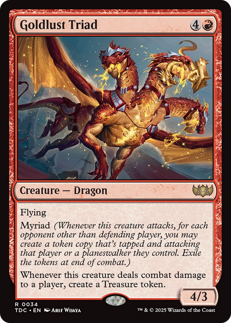 Goldlust Triad [Tarkir: Dragonstorm Commander] | Tacoma Games