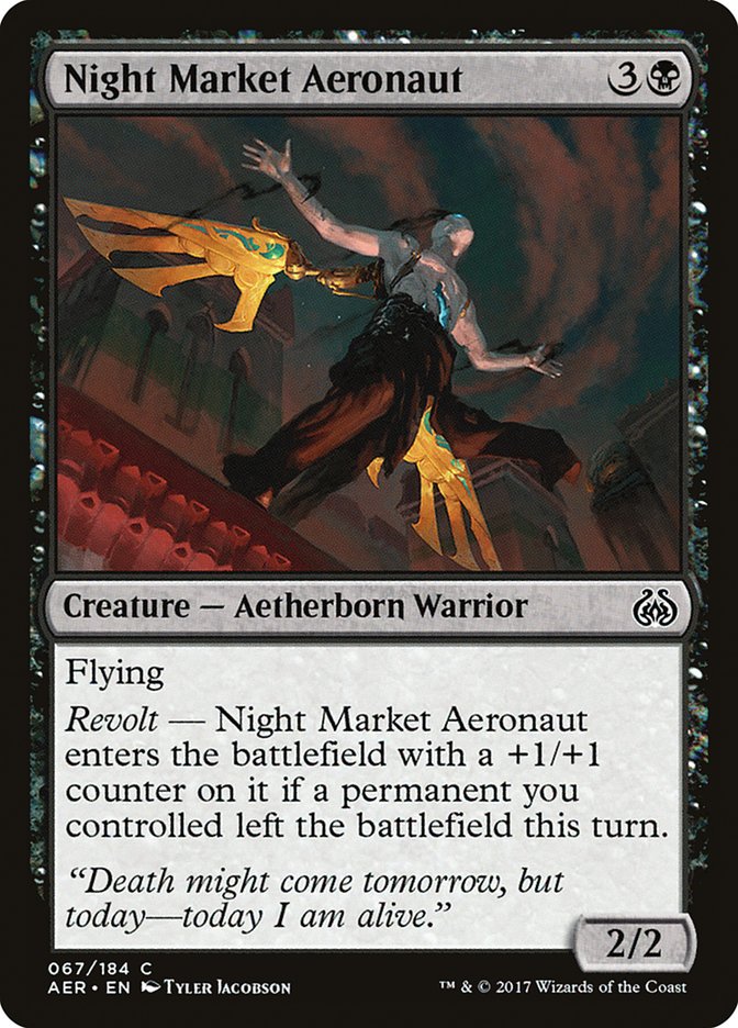 Night Market Aeronaut [Aether Revolt] | Tacoma Games