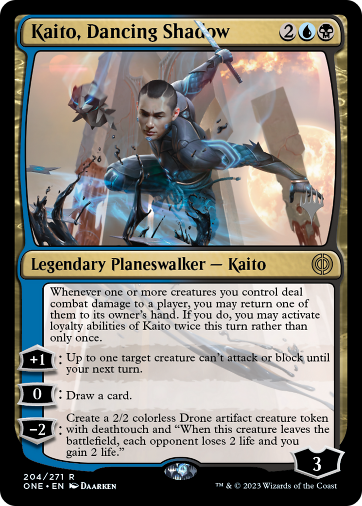 Kaito, Dancing Shadow (Promo Pack) [Phyrexia: All Will Be One Promos] | Tacoma Games