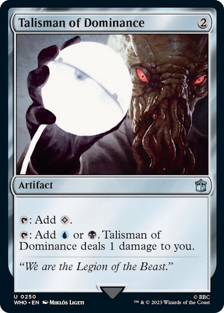 Talisman of Dominance [Doctor Who] | Tacoma Games