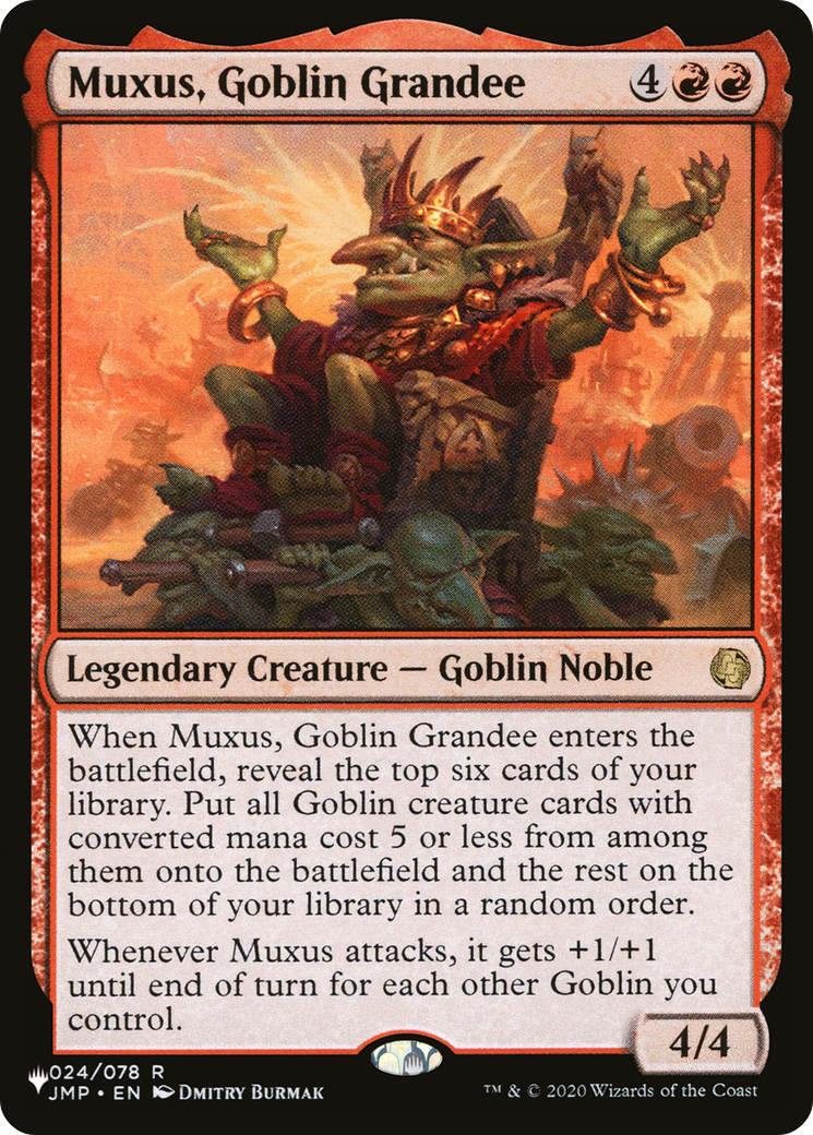 Muxus, Goblin Grandee [The List] | Tacoma Games