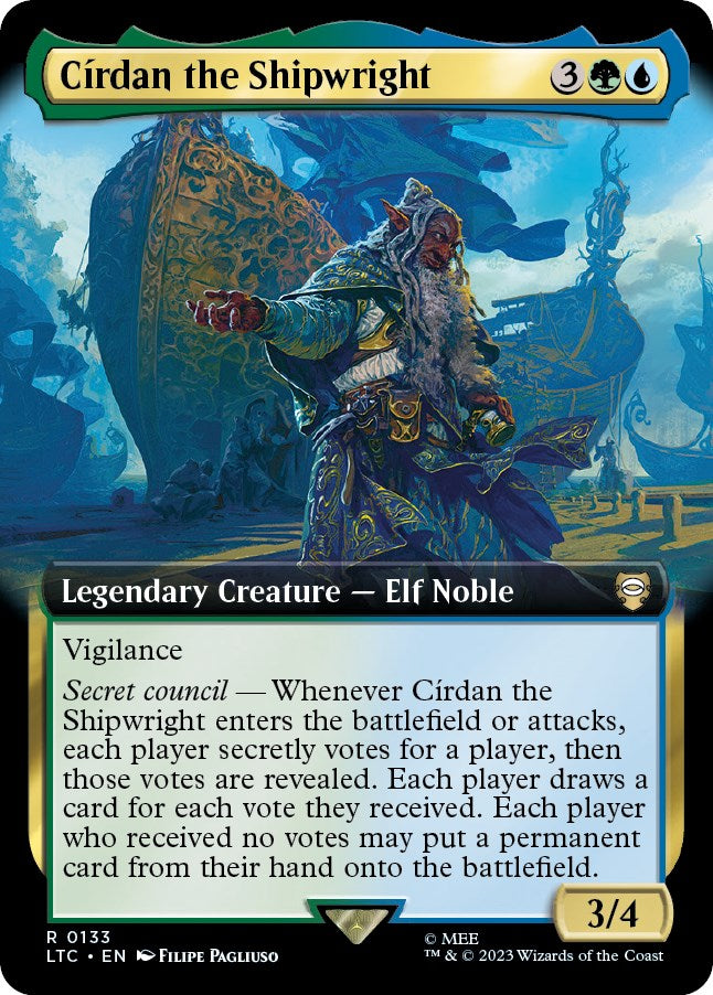 Cirdan the Shipwright (Extended Art) [The Lord of the Rings: Tales of Middle-Earth Commander] | Tacoma Games