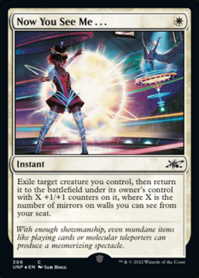 Now You See Me . . . (Galaxy Foil) [Unfinity] | Tacoma Games