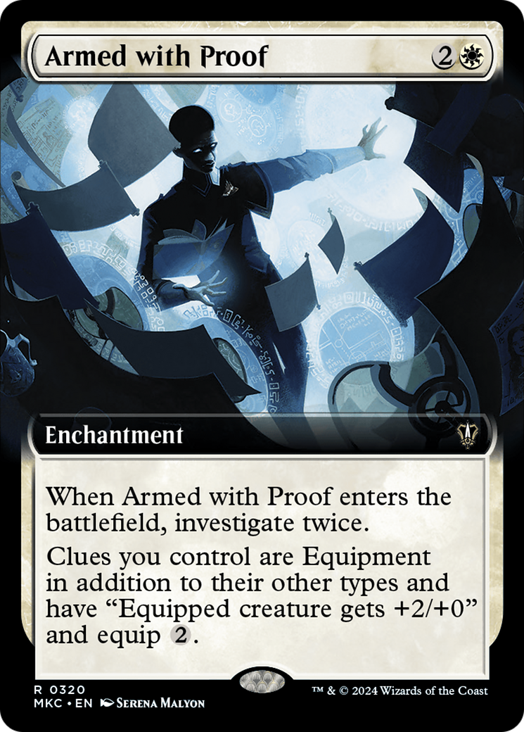 Armed with Proof (Extended Art) [Murders at Karlov Manor Commander] | Tacoma Games