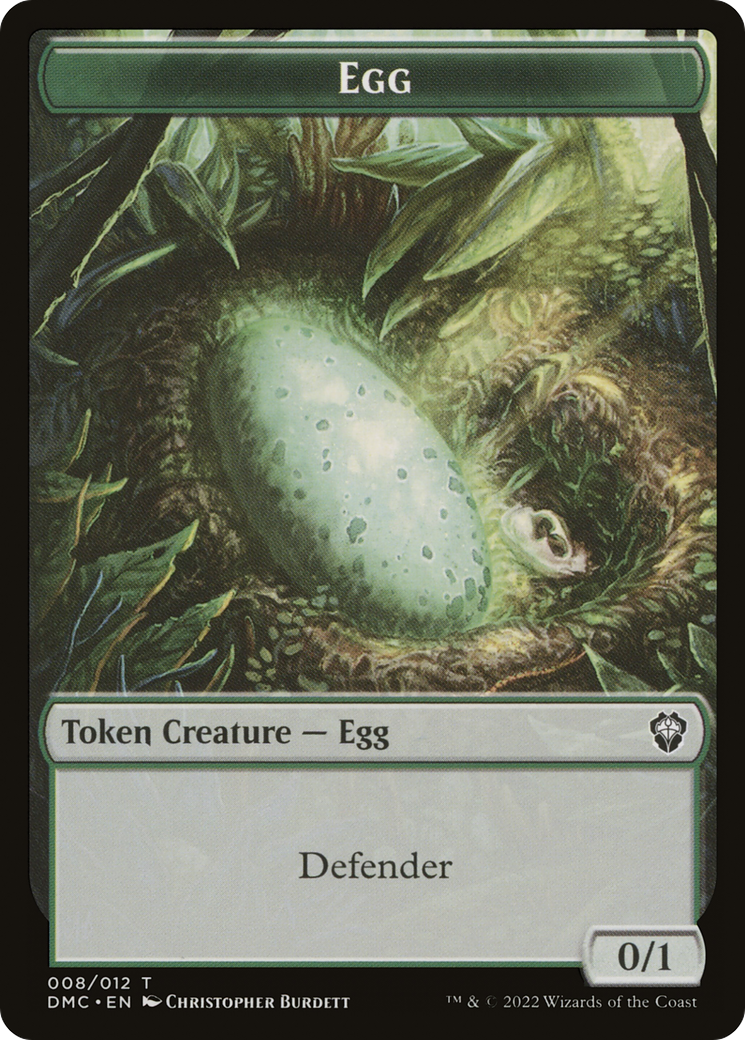 Treasure // Egg Double-Sided Token [Secret Lair Drop Series] | Tacoma Games