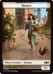 Human // Rat Double-Sided Token [Tarkir: Dragonstorm Commander Tokens] | Tacoma Games