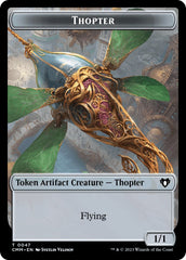 Thopter // Bird Illusion Double-Sided Token [Commander Masters Tokens] | Tacoma Games