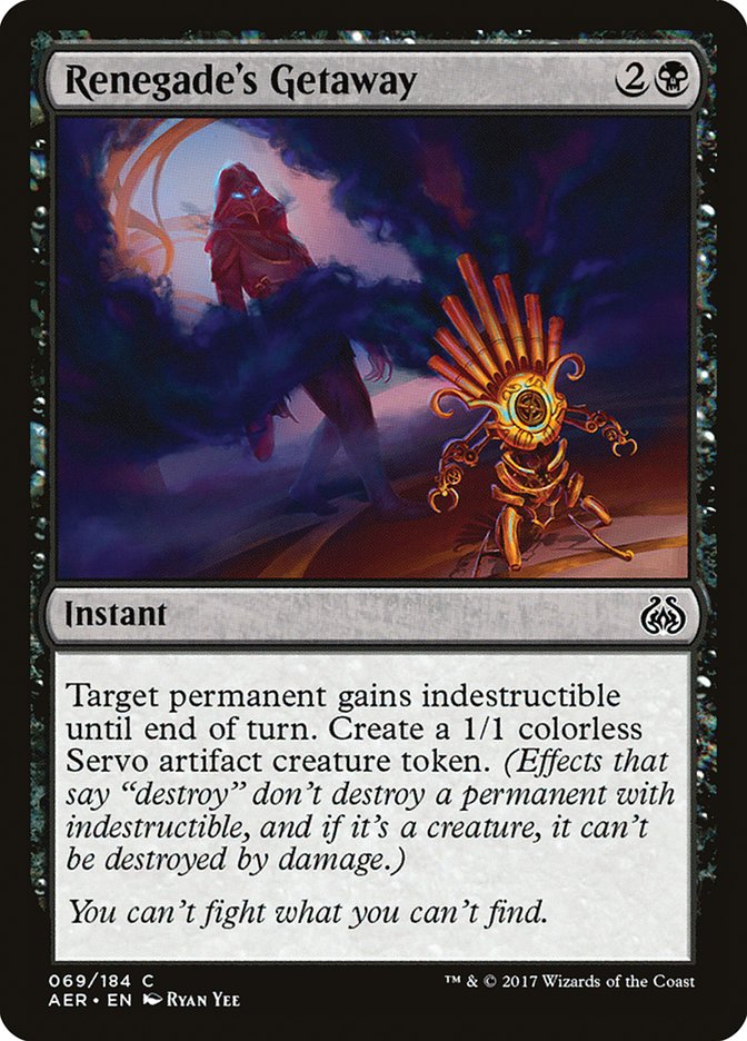 Renegade's Getaway [Aether Revolt] | Tacoma Games