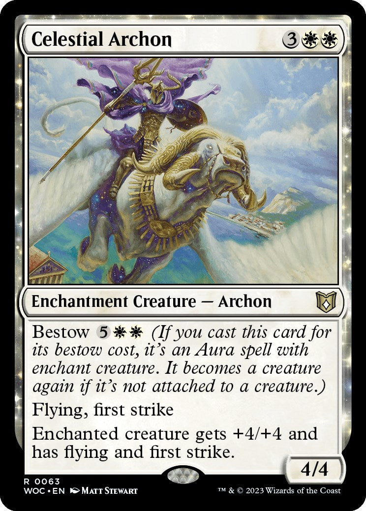 Celestial Archon [Wilds of Eldraine Commander] | Tacoma Games