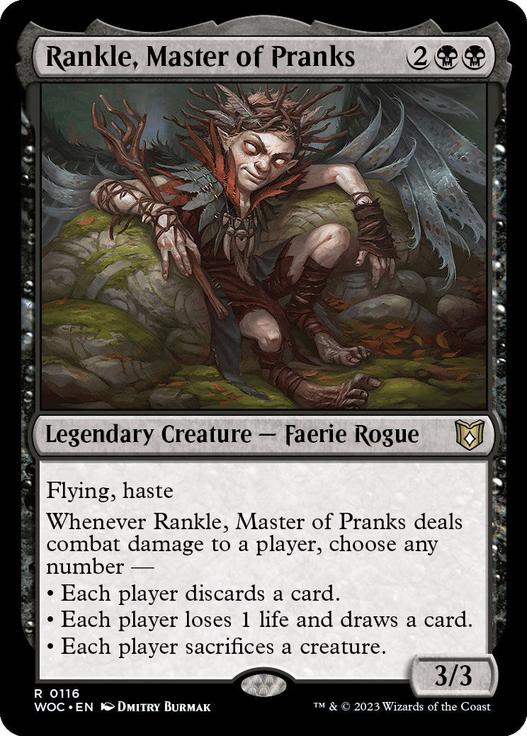 Rankle, Master of Pranks [Wilds of Eldraine Commander] | Tacoma Games