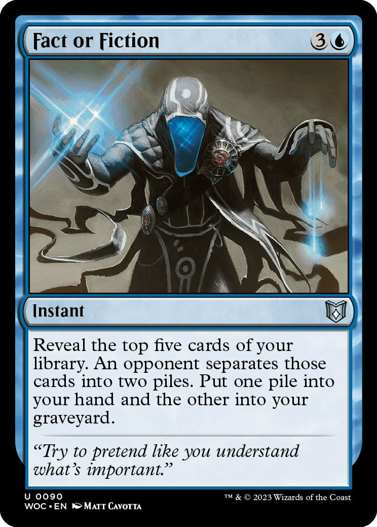 Fact or Fiction [Wilds of Eldraine Commander] | Tacoma Games