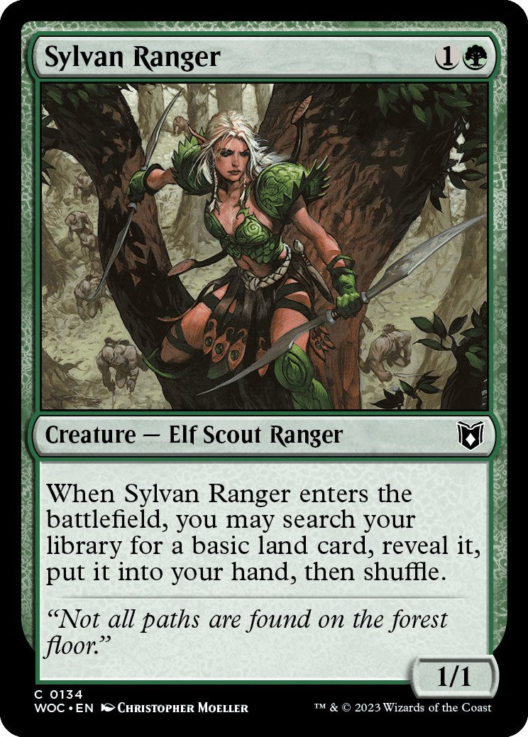 Sylvan Ranger [Wilds of Eldraine Commander] | Tacoma Games