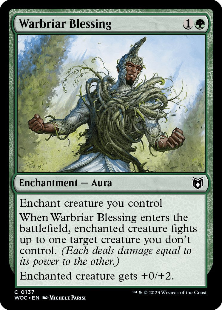 Warbriar Blessing [Wilds of Eldraine Commander] | Tacoma Games