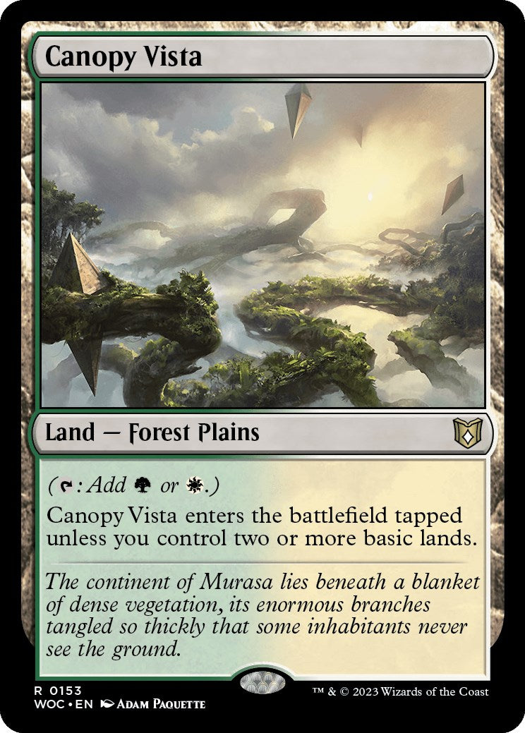 Canopy Vista [Wilds of Eldraine Commander] | Tacoma Games