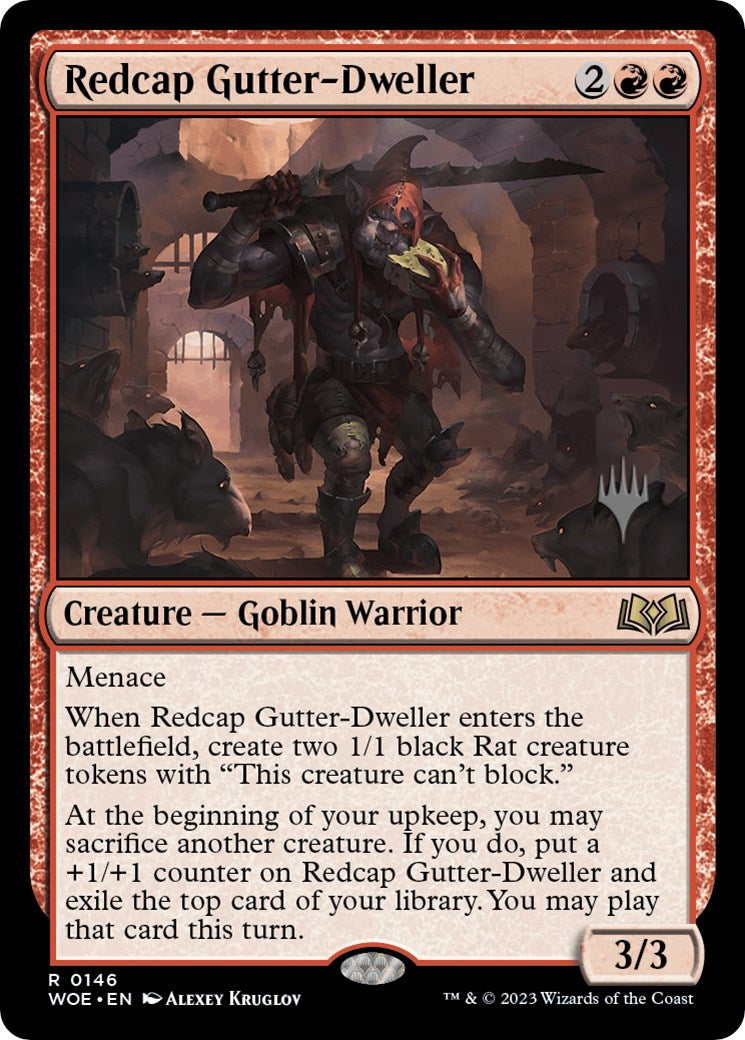 Redcap Gutter-Dweller (Promo Pack) [Wilds of Eldraine Promos] | Tacoma Games