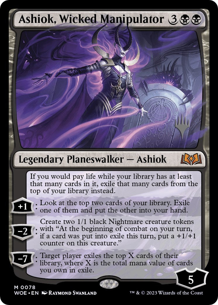 Ashiok, Wicked Manipulator (Promo Pack) [Wilds of Eldraine Promos] | Tacoma Games