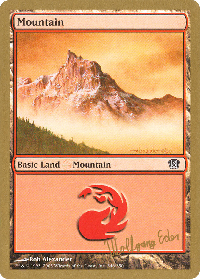 Mountain (we346) (Wolfgang Eder) [World Championship Decks 2003] | Tacoma Games