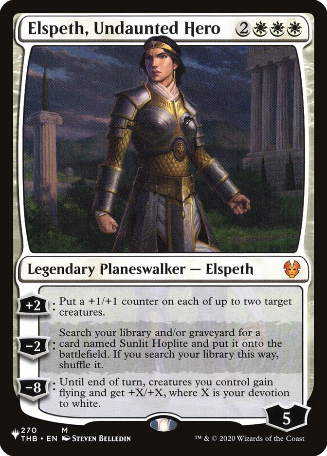 Elspeth, Undaunted Hero [The List] | Tacoma Games