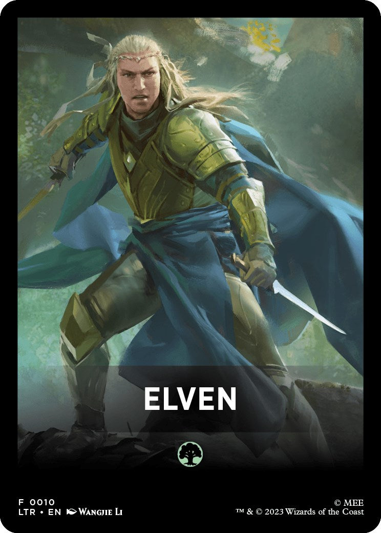 Elven Theme Card [The Lord of the Rings: Tales of Middle-Earth] | Tacoma Games