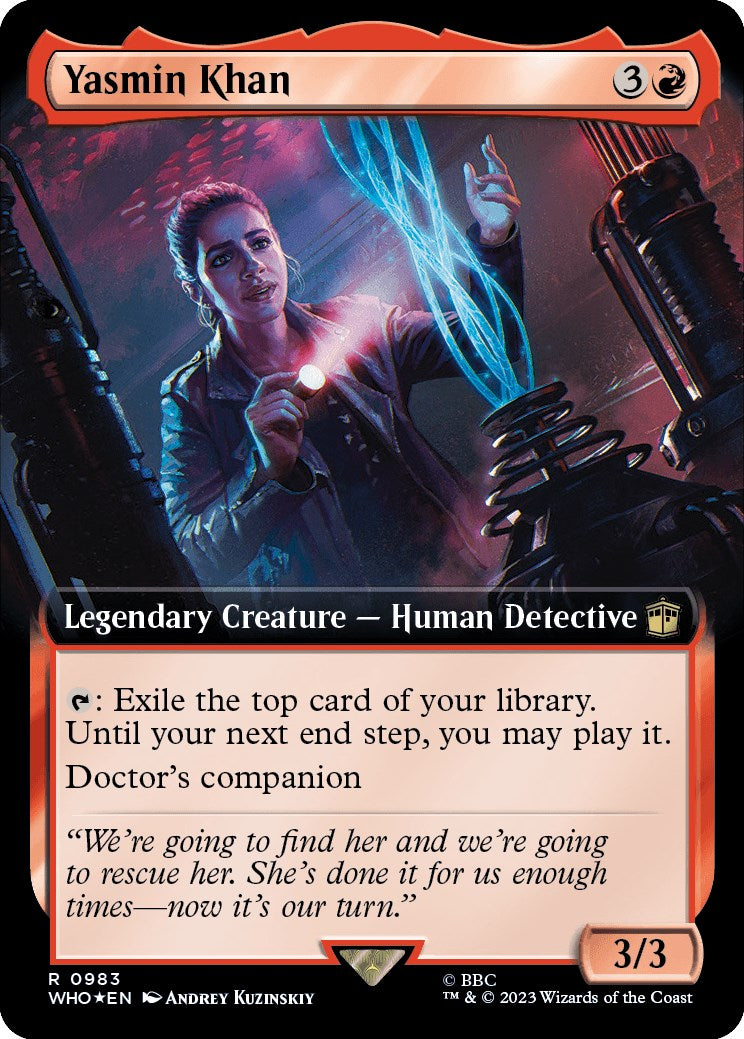 Yasmin Khan (Extended Art) (Surge Foil) [Doctor Who] | Tacoma Games