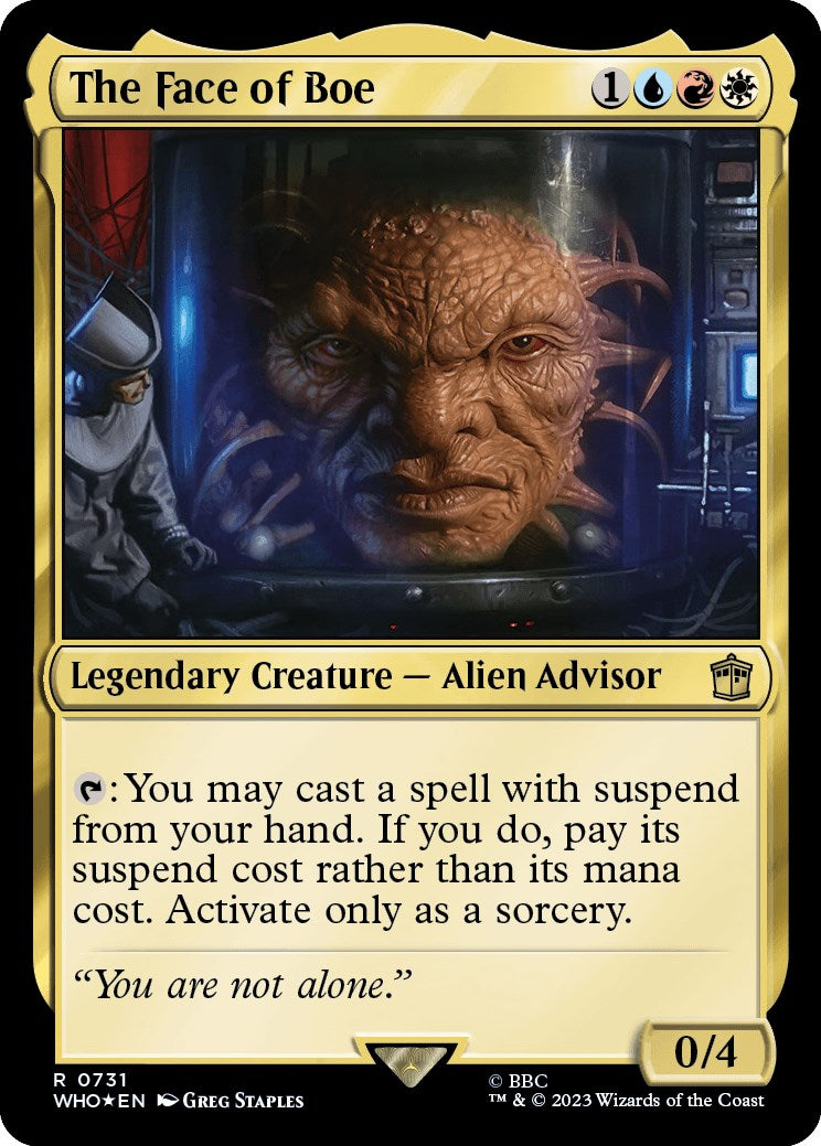 The Face of Boe (Surge Foil) [Doctor Who] | Tacoma Games
