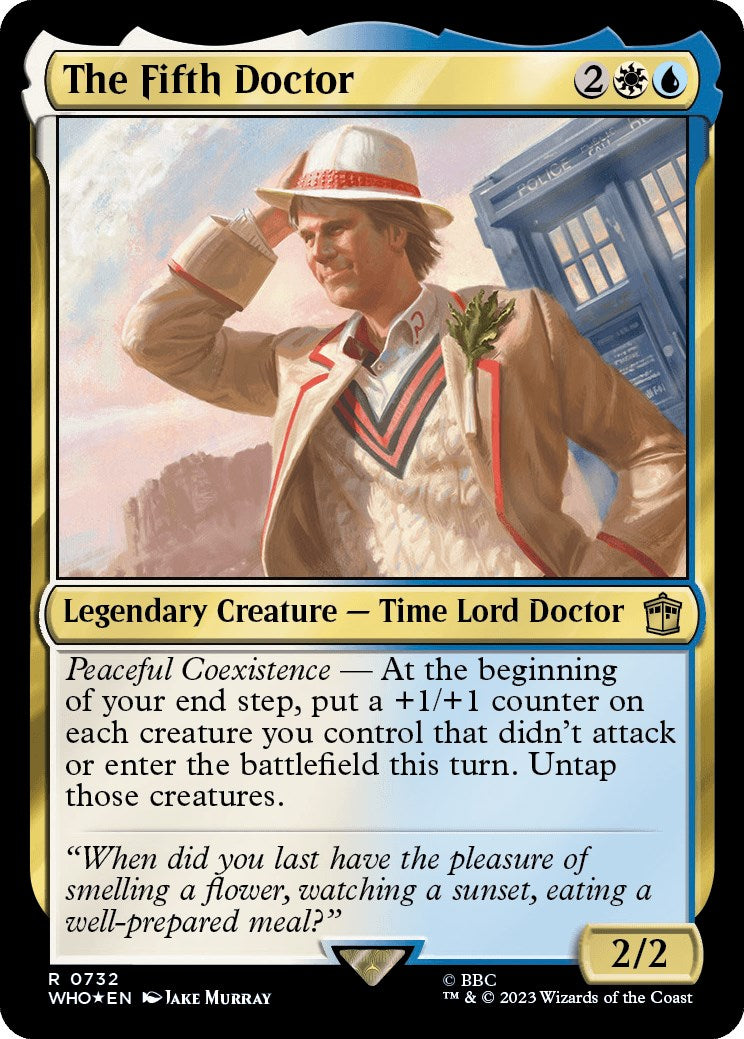 The Fifth Doctor (Surge Foil) [Doctor Who] | Tacoma Games