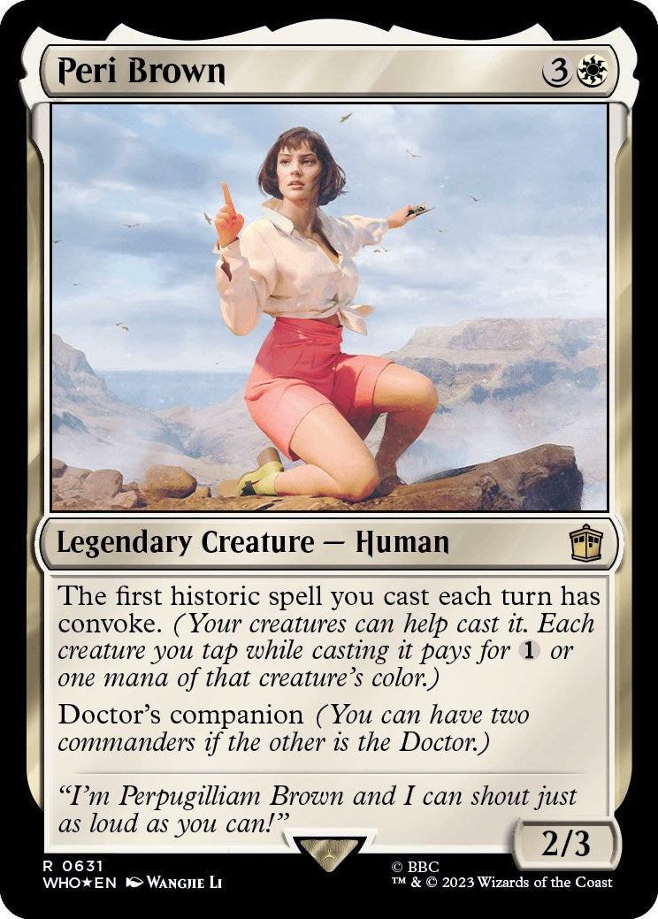 Peri Brown (Surge Foil) [Doctor Who] | Tacoma Games