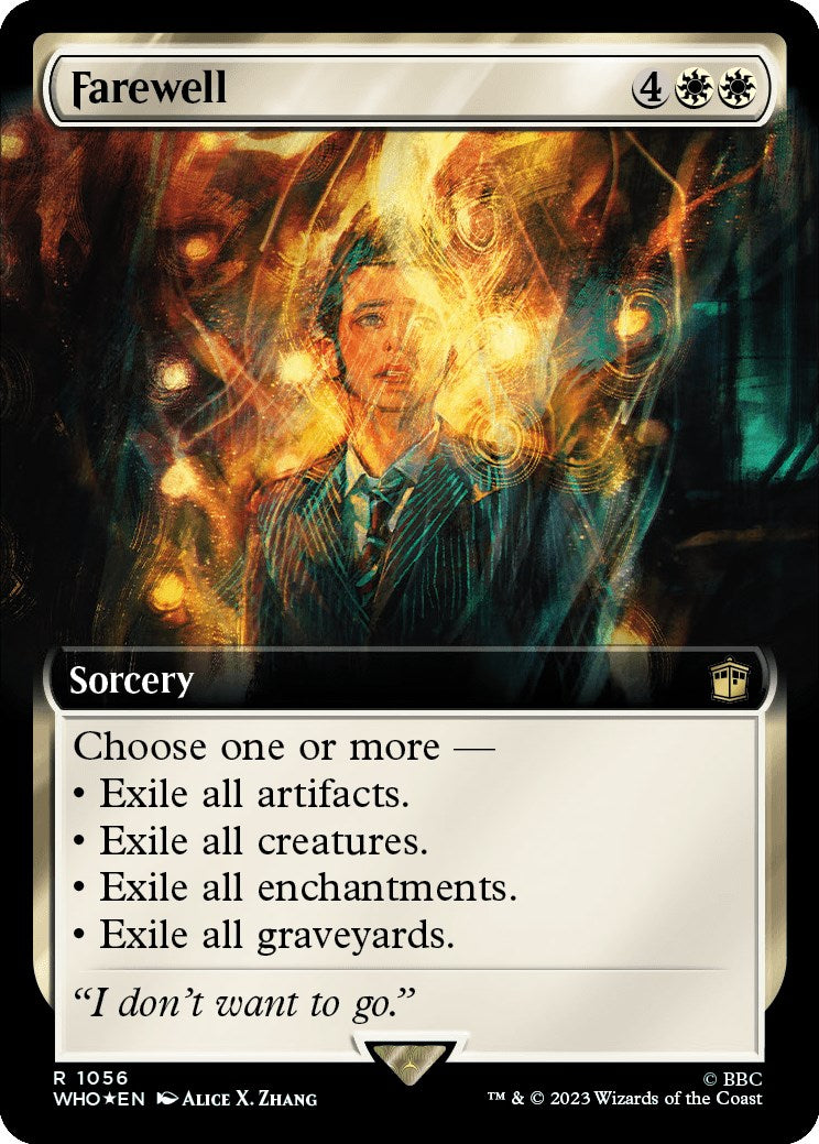 Farewell (Extended Art) (Surge Foil) [Doctor Who] | Tacoma Games