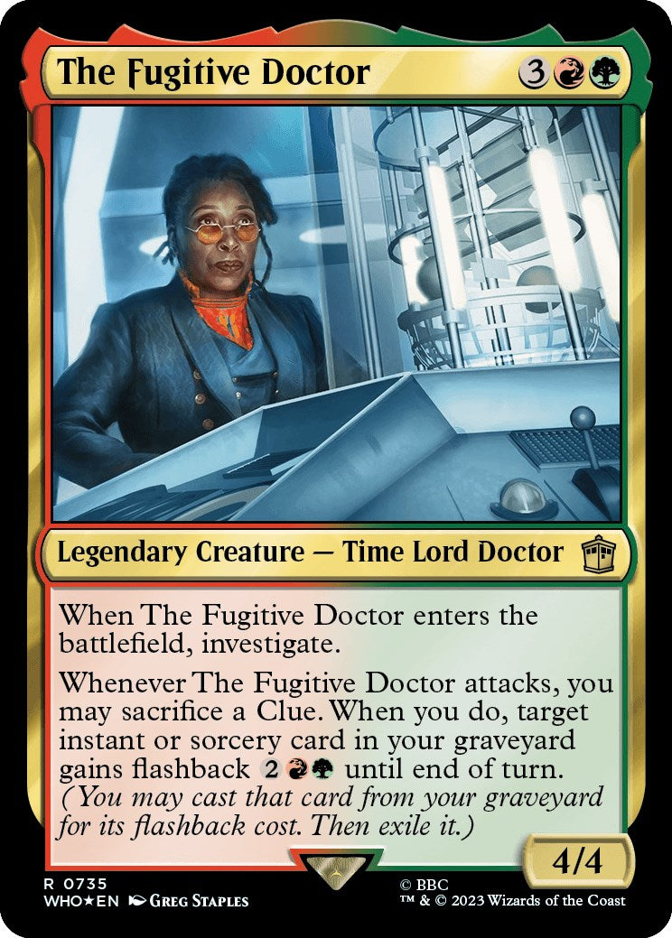 The Fugitive Doctor (Surge Foil) [Doctor Who] | Tacoma Games